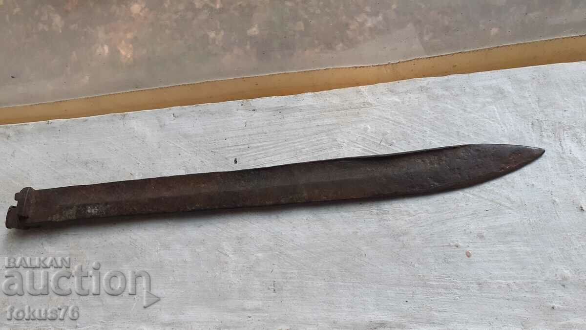 Cleaver bayonet blade - restoration project