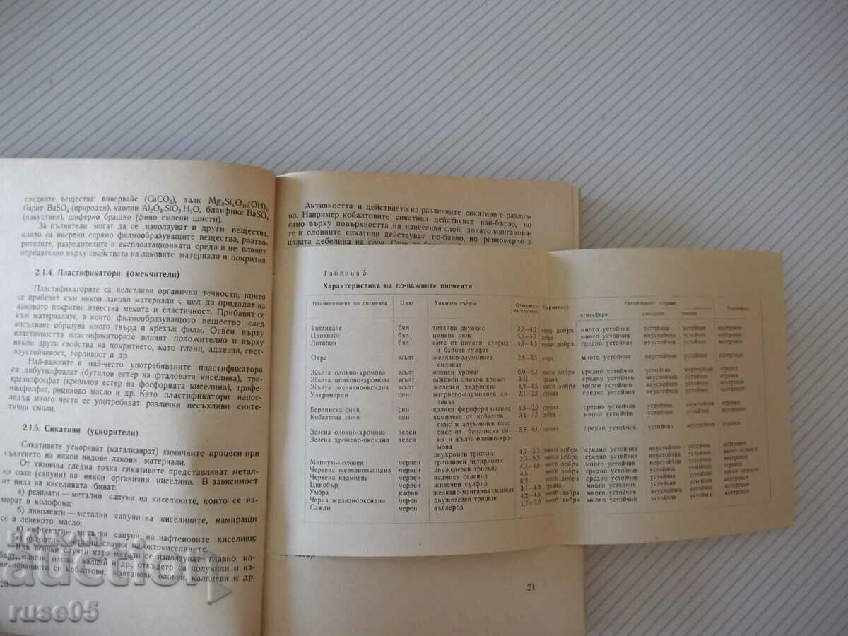 Auction  Book "Reference book for lacquer coatings in wood - P. Petrusenko" - 264 pages