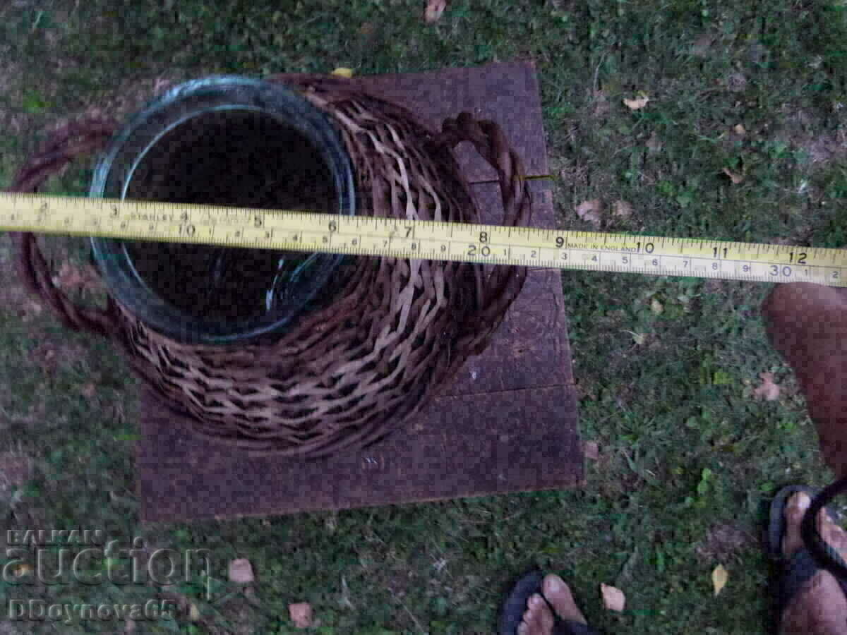 Jar braided wicker with price 16.00 BGN | € 8.18 Jar braided wicker with price 16.00 BGN | € 8.18