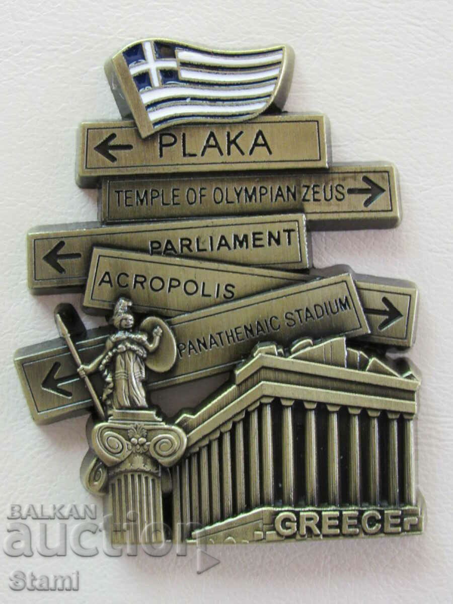 Auction  Metal Magnet from Athens, Greece-series-4