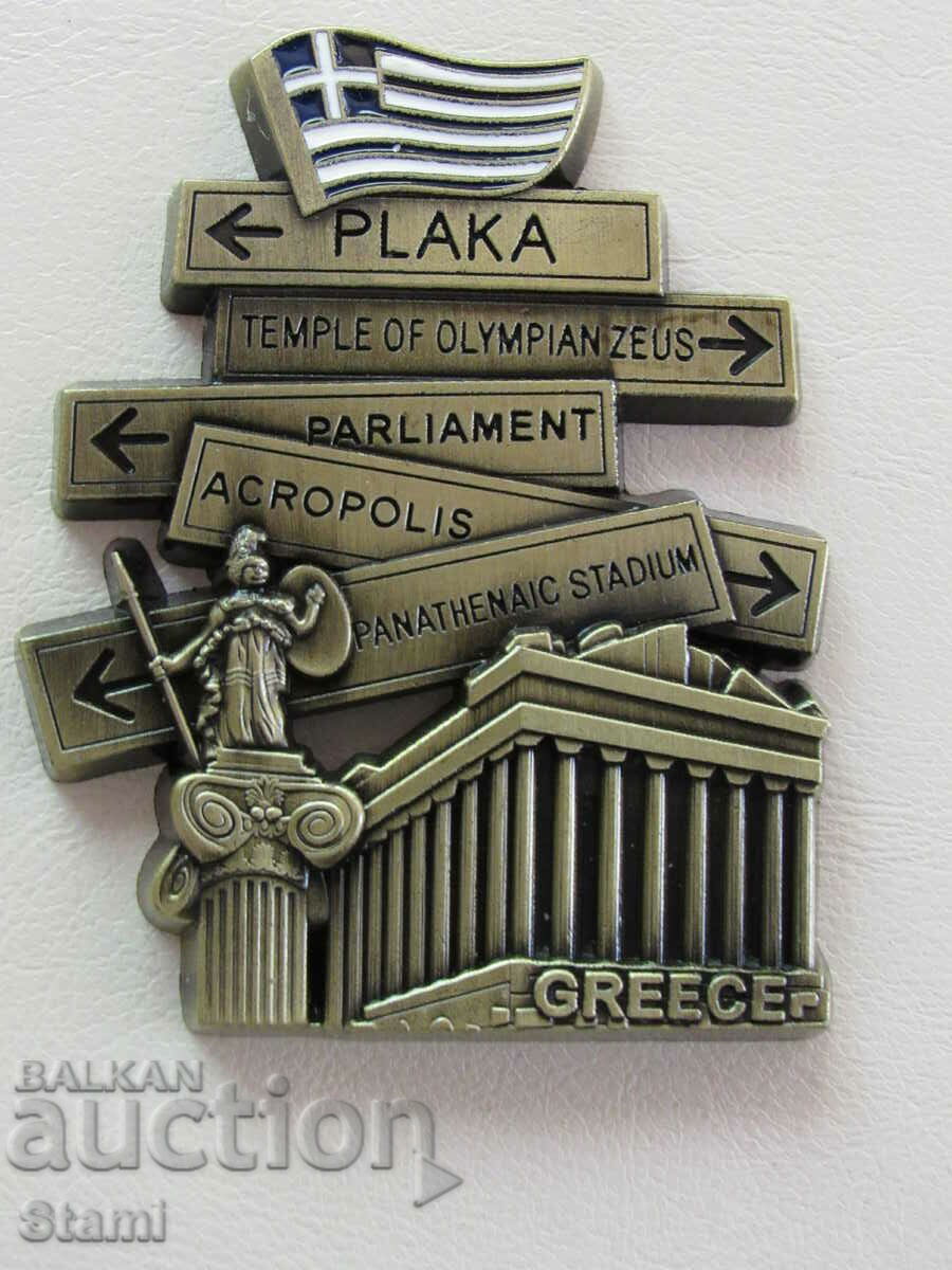 Metal Magnet from Athens, Greece-series-4
