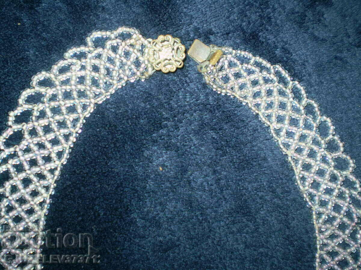 vintage women's necklace necklace art deco glass beads with price 59.00 BGN | € 30.17