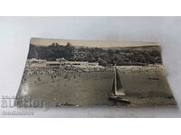 Пощенска картичка Варна Изглед от Морските бани
