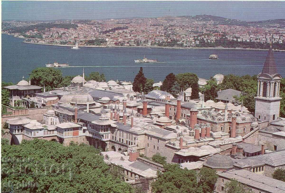 Παλιά καρτ ποστάλ - Κωνσταντινούπολη, γενική άποψη