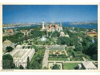 Old card - Istanbul, Hagia Sophia Museum