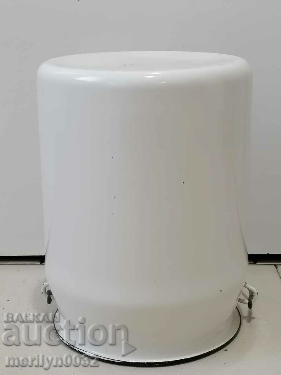 Соц канче с дръжка, емайлиран съд, емайл, гюм кофичка - 7 Соц канче с дръжка, емайлиран съд, емайл, гюм кофичка - 7