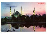 Old card - Istanbul, Sultan Ahmet Mosque