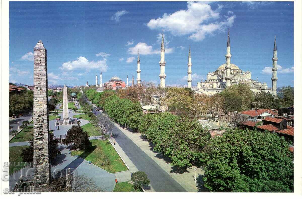 Old postcard - Istanbul, View