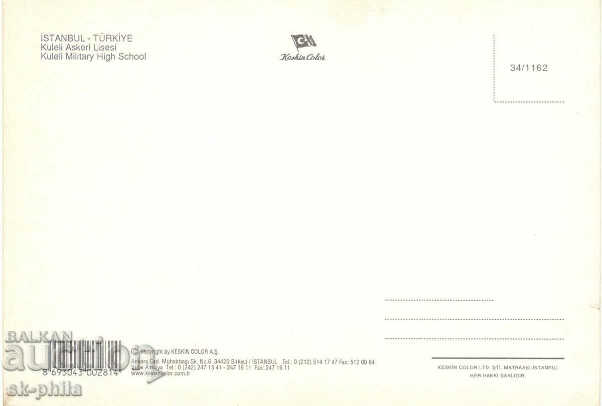 Old card - Istanbul, Military Lyceum with price 1.20 BGN | € 0.61