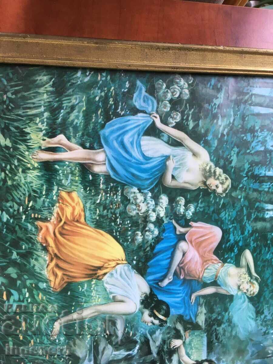 Delivery of PAINTING PRINT BY SOCSA SIGNATURE REPRODUCTION GLASS Delivery of PAINTING PRINT BY SOCSA SIGNATURE REPRODUCTION GLASS