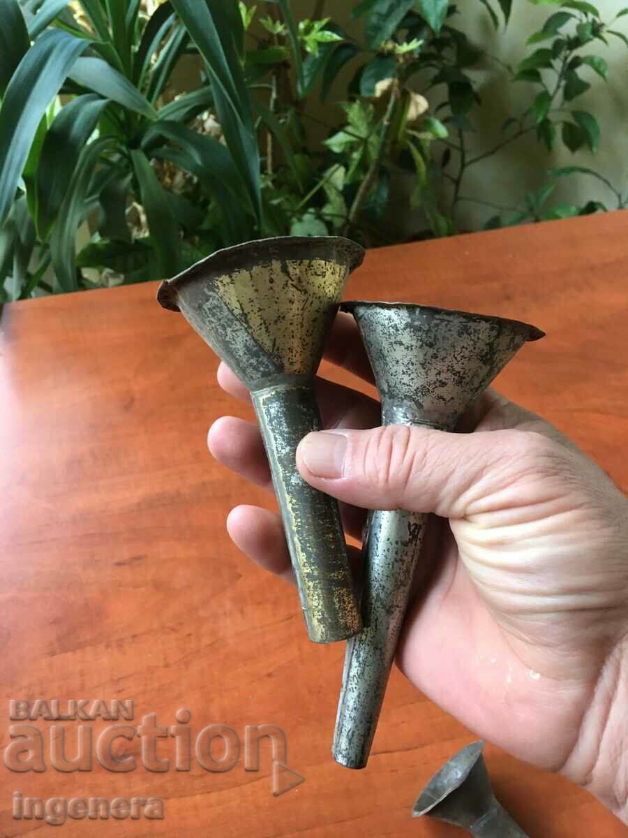 SAUSAGE FILLING FUNNEL METAL ANTIQUE - 3 PCS with price 19.00 BGN | € 9.71 SAUSAGE FILLING FUNNEL METAL ANTIQUE - 3 PCS with price 19.00 BGN | € 9.71