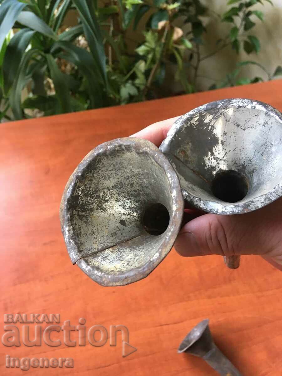 Delivery of SAUSAGE FILLING FUNNEL METAL ANTIQUE - 3 PCS Delivery of SAUSAGE FILLING FUNNEL METAL ANTIQUE - 3 PCS