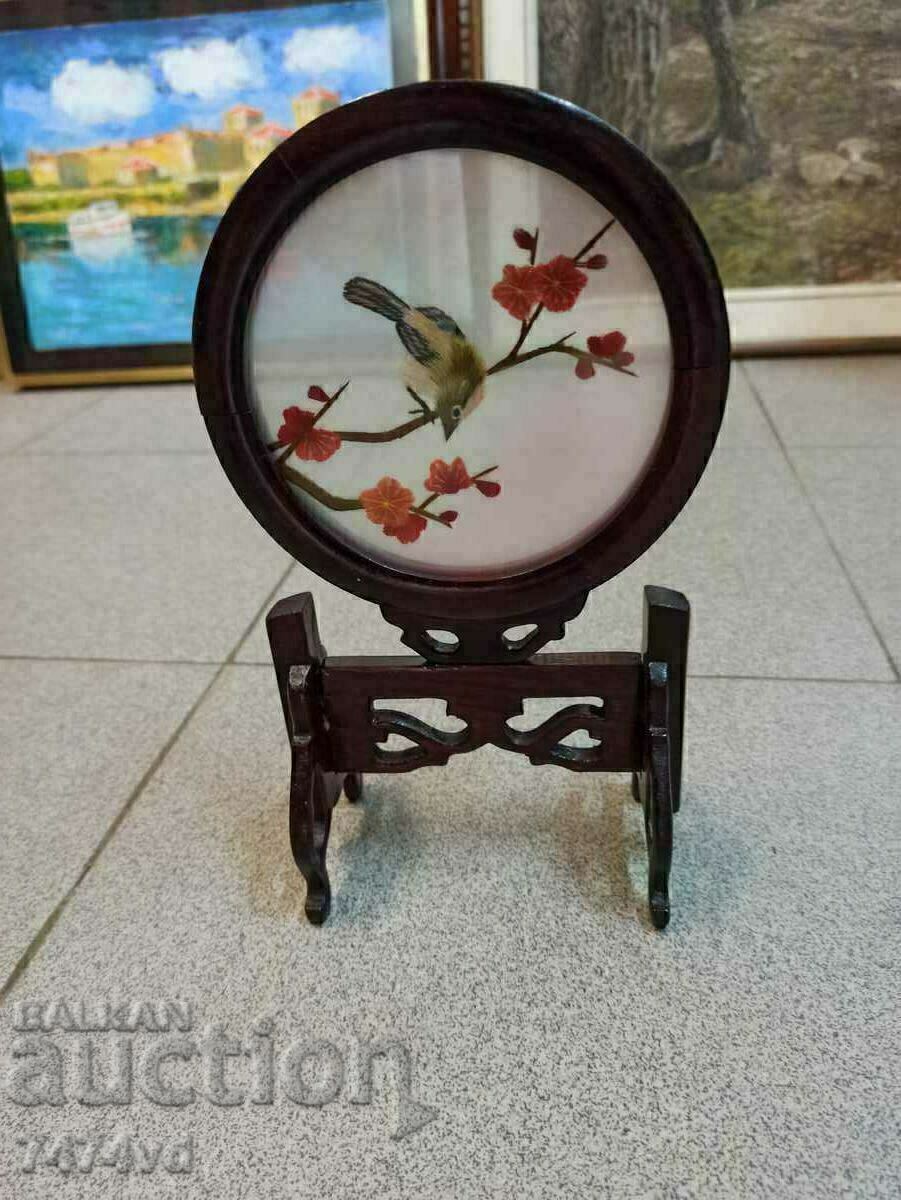 Chinese handmade double sided silk embroidery Chinese handmade double sided silk embroidery