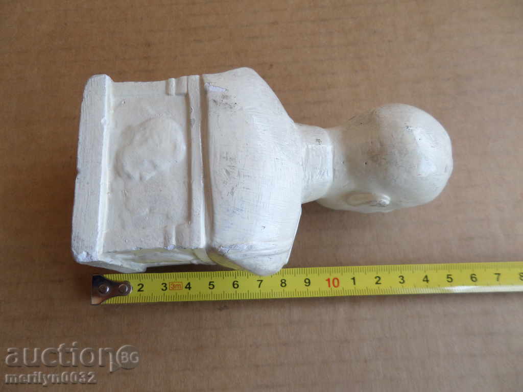 Delivery of Bust of Tsar Boris III gypsum figure plastic statuette 30th year Delivery of Bust of Tsar Boris III gypsum figure plastic statuette 30th year