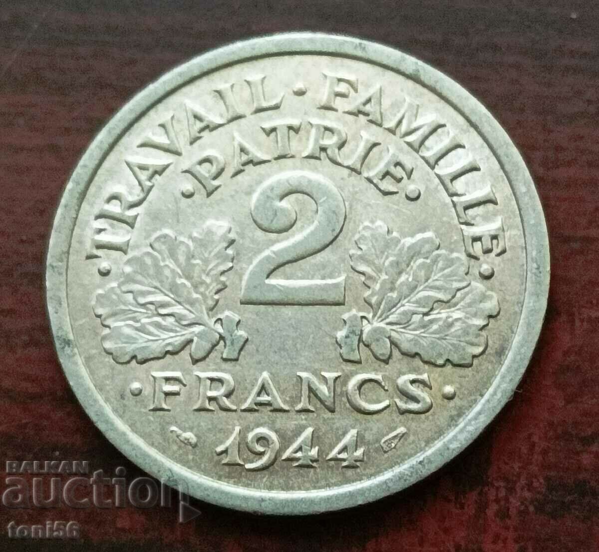 Franta 3x2 franci ai guvernului Vichy - calitate!