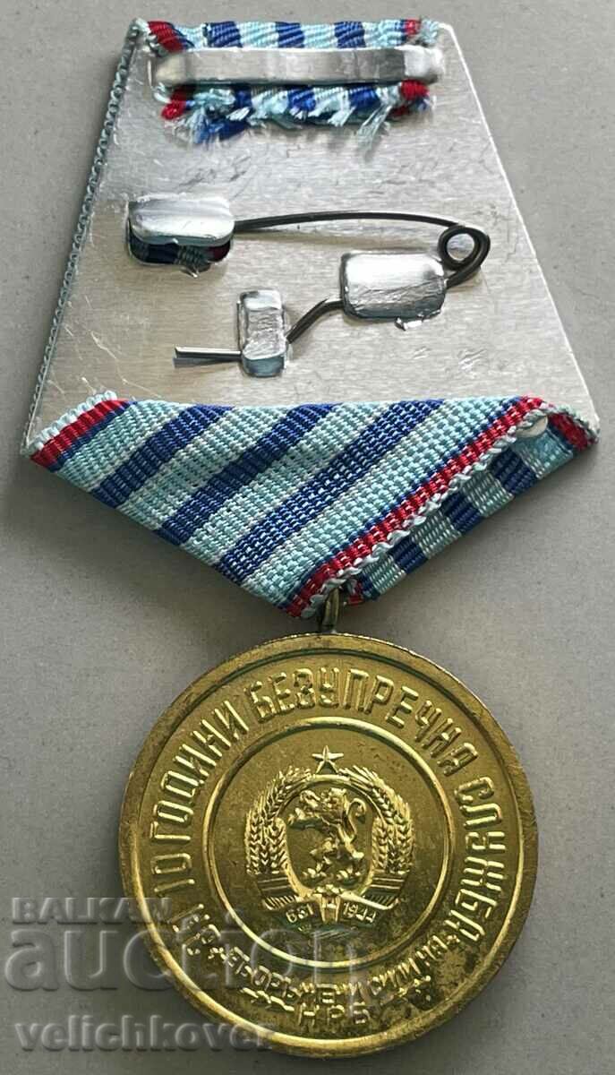 33083 Bulgaria medalie 10 ani Serviciu impecabil in BNA cu preț 5.00 BGN | € 2.56 33083 Bulgaria medalie 10 ani Serviciu impecabil in BNA cu preț 5.00 BGN | € 2.56