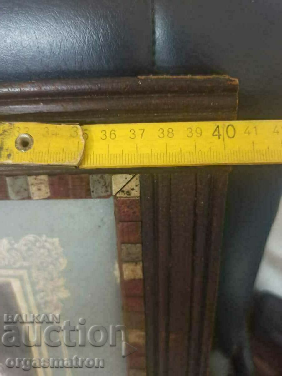 Large Old Photo Cardboard Framed Military Officers Saber 1915 - 6 Large Old Photo Cardboard Framed Military Officers Saber 1915 - 6