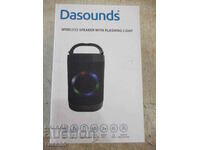 Speaker "DASOUNDS-ST-T1" wireless with flashing light new