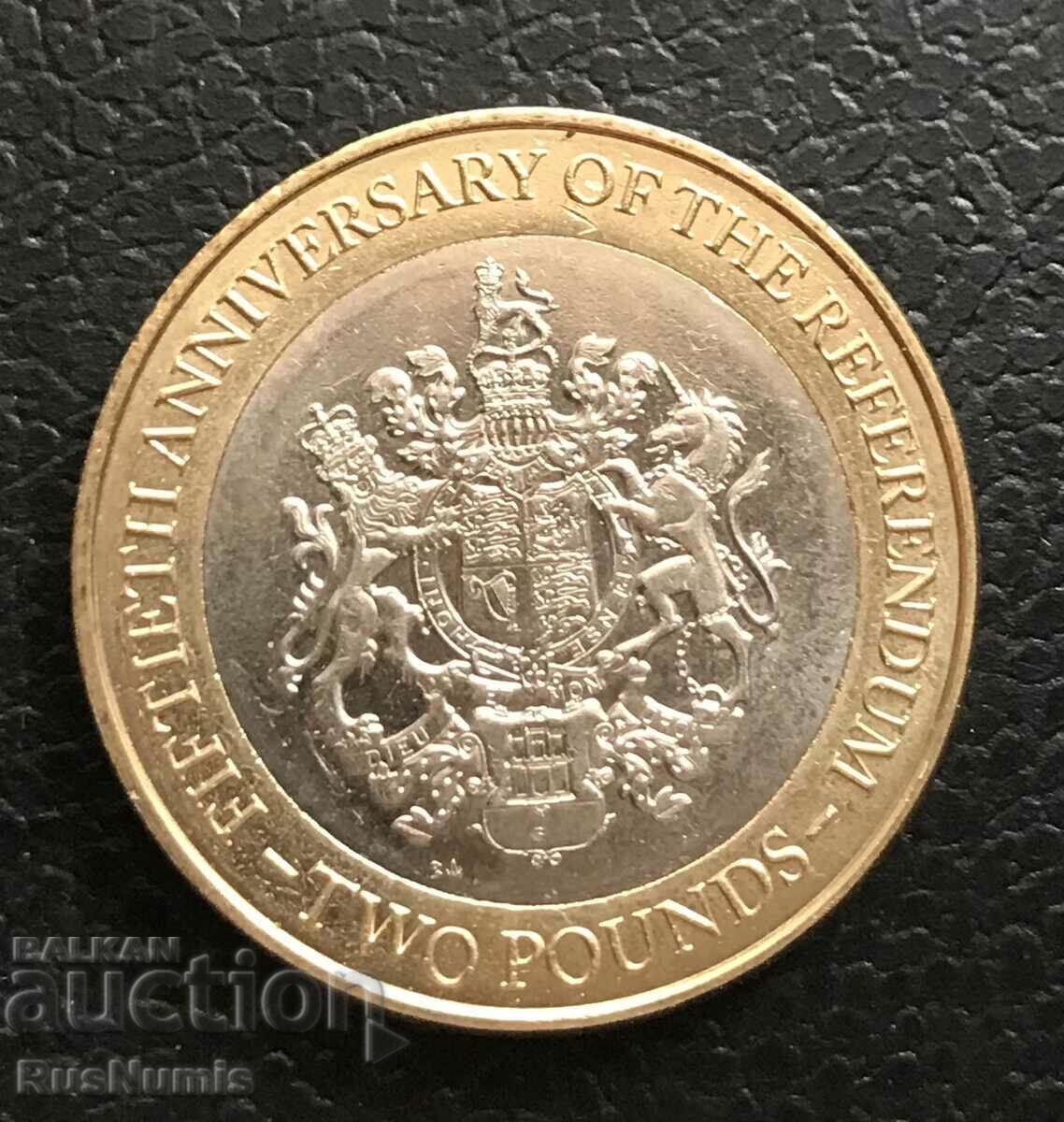 Gibraltar.2 pounds 2017 (BA). 50 years since the referendum.