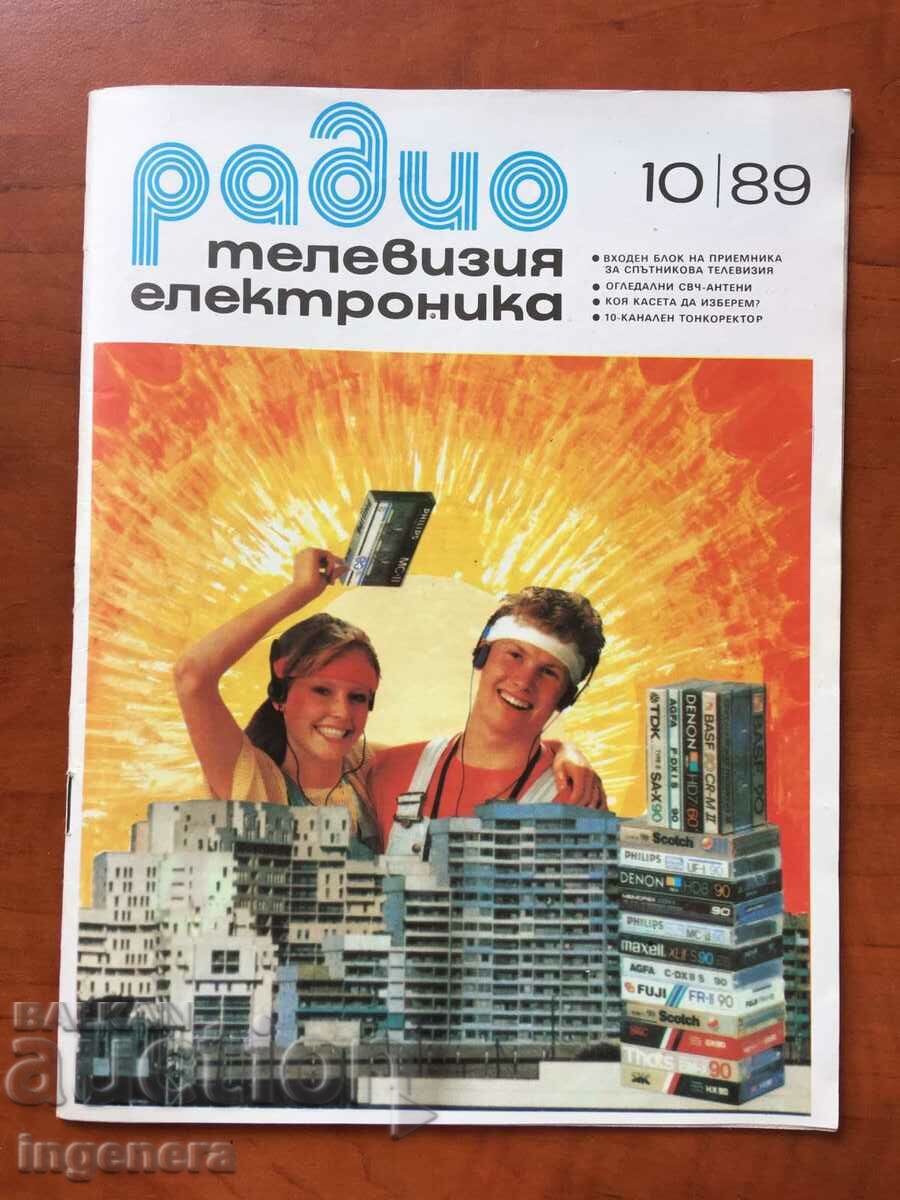 "RADIO, TELEVISION, ELECTRONICS" - KN 10/1989
