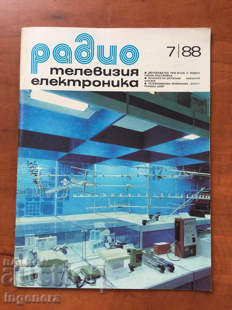 „RADIO, TELEVIZIUNE, ELECTRONICĂ” - KN 7/1988