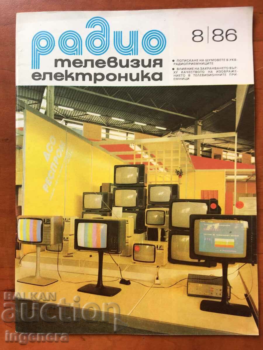 „RADIO, TELEVIZIUNE, ELECTRONICĂ” - KN 8/1986