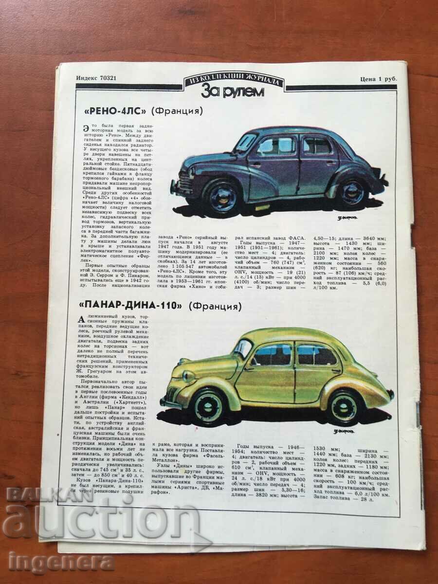 "ZA RULEM" MAGAZINE-KN 7/1990 with price 3.00 BGN | € 1.53 "ZA RULEM" MAGAZINE-KN 7/1990 with price 3.00 BGN | € 1.53