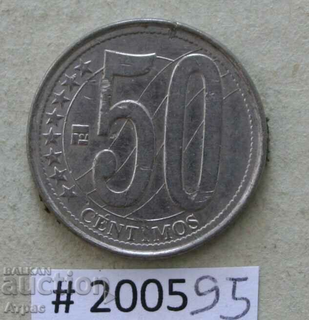 50 центимос 2007 Венецуела