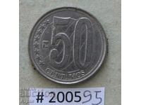 50 centimos 2007 Βενεζουέλα