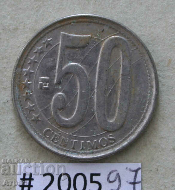 50 centimos 2009 Venezuela