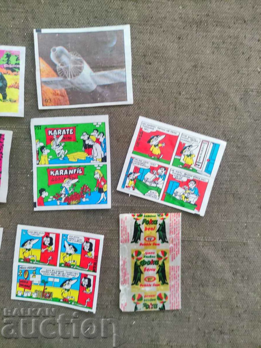 Lot of chewing gum pictures with price 100.00 BGN | € 51.13 Lot of chewing gum pictures with price 100.00 BGN | € 51.13