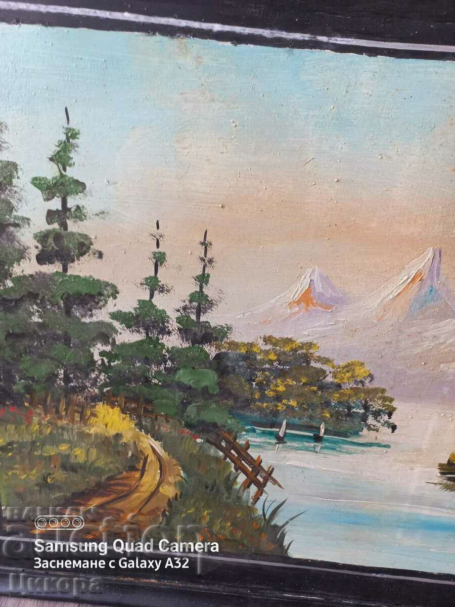 OLD OIL PAINTING OF FASER SIGNATURE with price 100.00 BGN | € 51.13