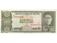 10 Boliviano 1962, Bolivia