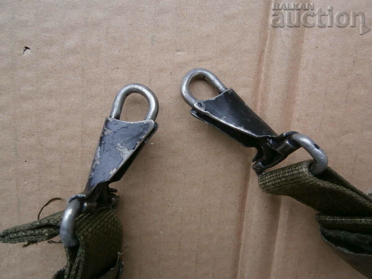Auction  tactical shoulder straps with carabiners for pistols