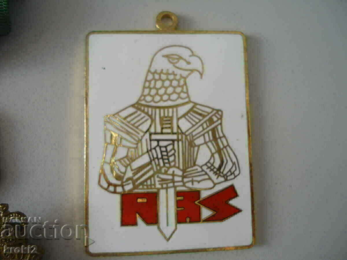 Lot of old medal plaques cockade - 7