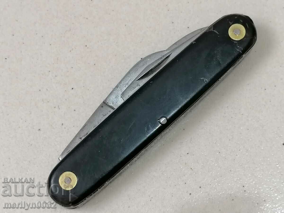 Old Nozhka period knife knife with fork awl - 5