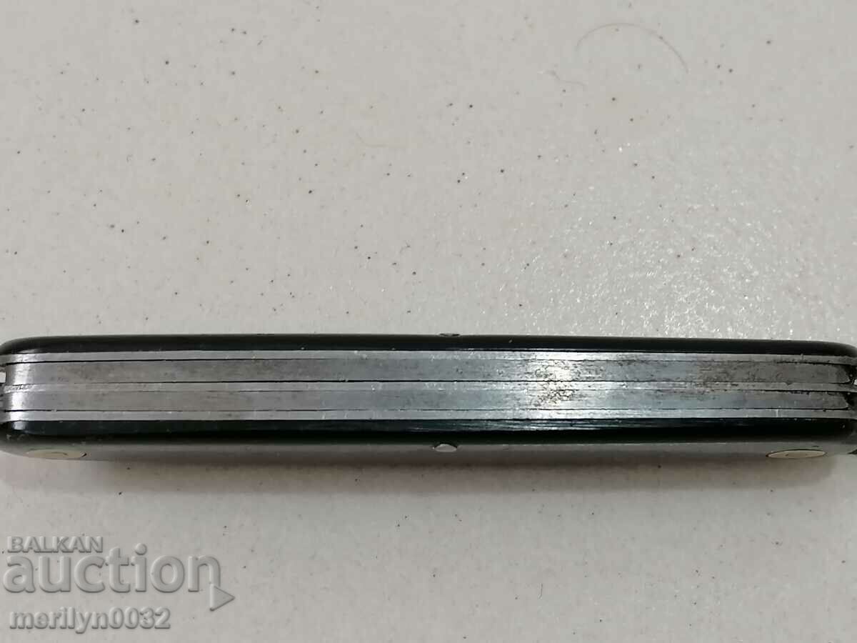 Old Nozhka period knife knife with fork awl - 6