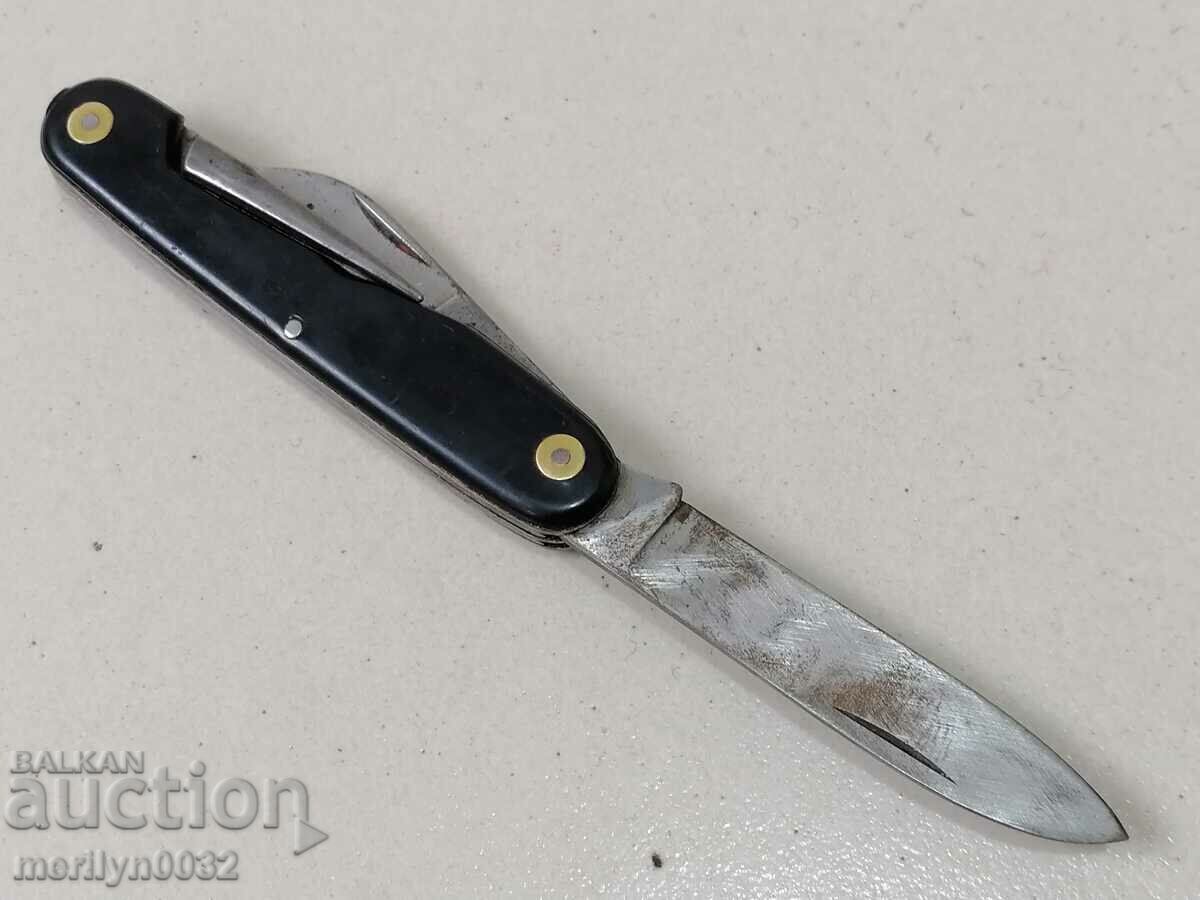 Old Nozhka period knife knife with fork awl - 7