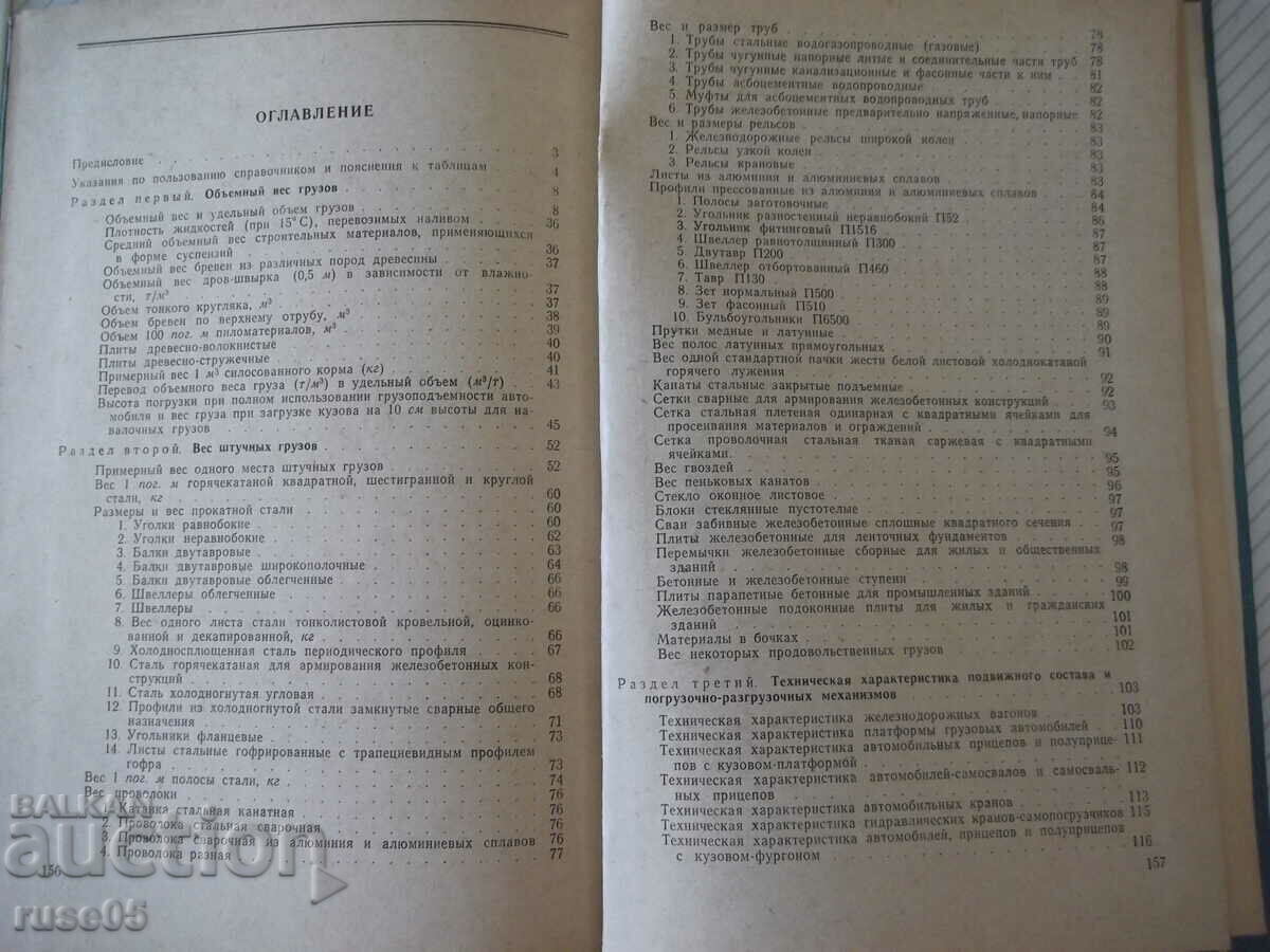 Book "Volume weight and specific volumes of cargo - B. Naydenov" - 160 pages - 5 Book "Volume weight and specific volumes of cargo - B. Naydenov" - 160 pages - 5
