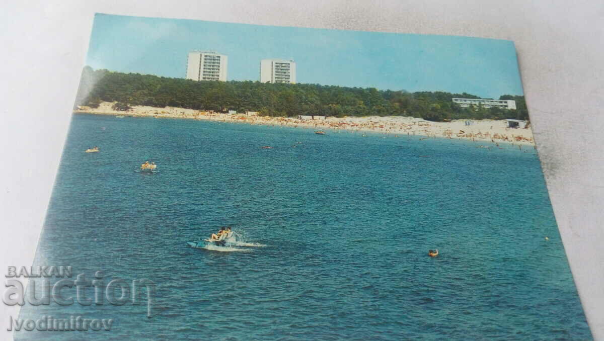 Пощенска картичка Китен Плажът 1984