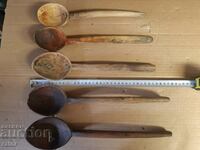 Linguri de lemn foarte mari - 5 bucati, lingura de lemn