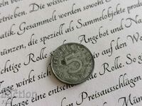 Moneda Reich - Germania - 5 pfennigs 1940; Seria G