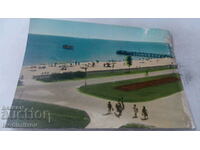 Пощенска картичка Златни пясъци Изглед 1961