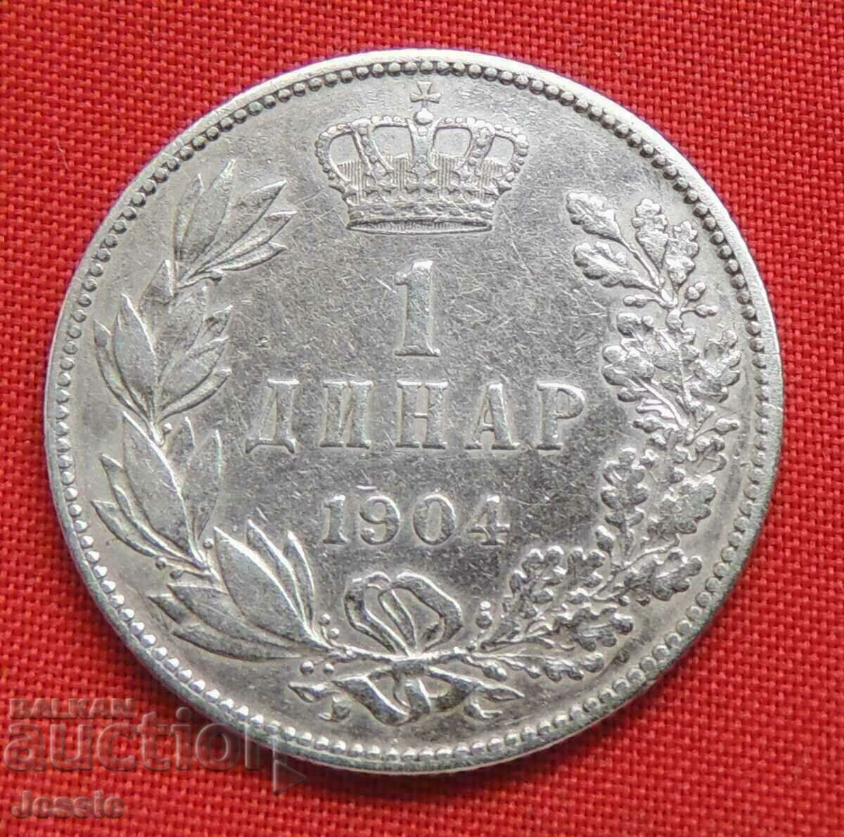 1 dinar 1904 #2 an - Serbia 1 dinar 1904 #2 an - Serbia