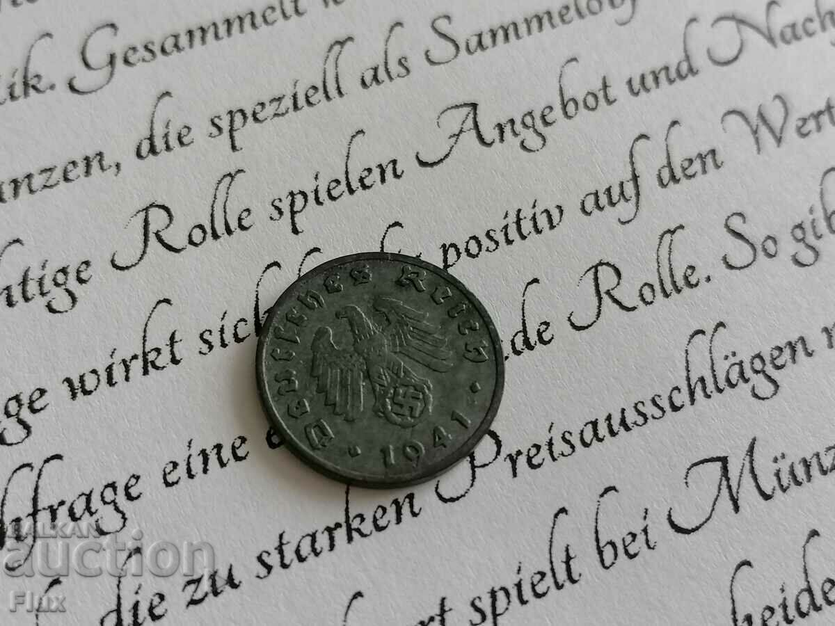 Coin - Third Reich - Germany - 1 Pfennig | 1941; series F with price 5.00 BGN | € 2.56 Coin - Third Reich - Germany - 1 Pfennig | 1941; series F with price 5.00 BGN | € 2.56