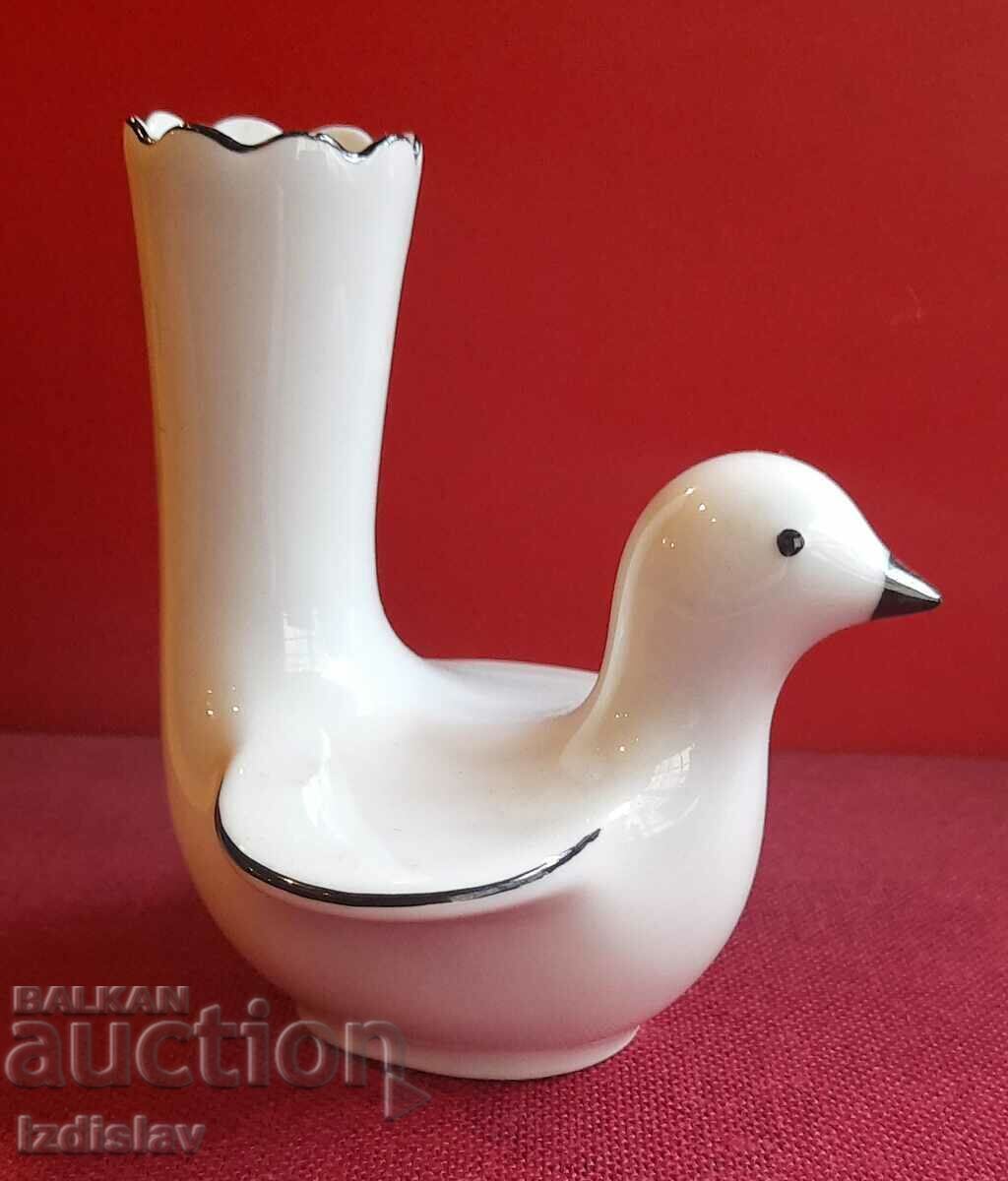Bavarian porcelain figure dove Bavarian porcelain figure dove