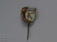Badge VIF 20 Georgi Dimitrov bronze enamel