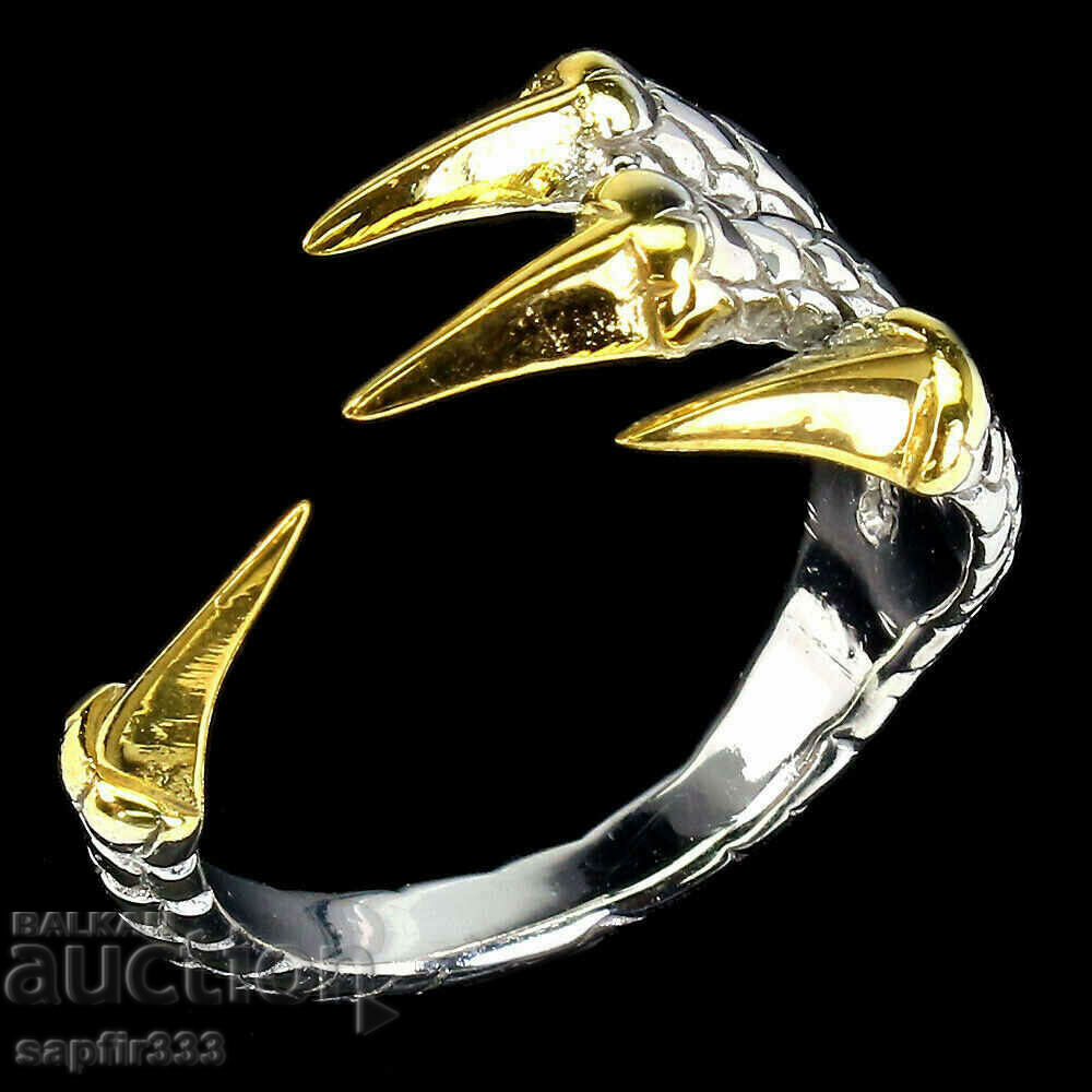 LUXURY DRAGON CLAW DESIGNER RING with price 164.00 BGN | € 83.85