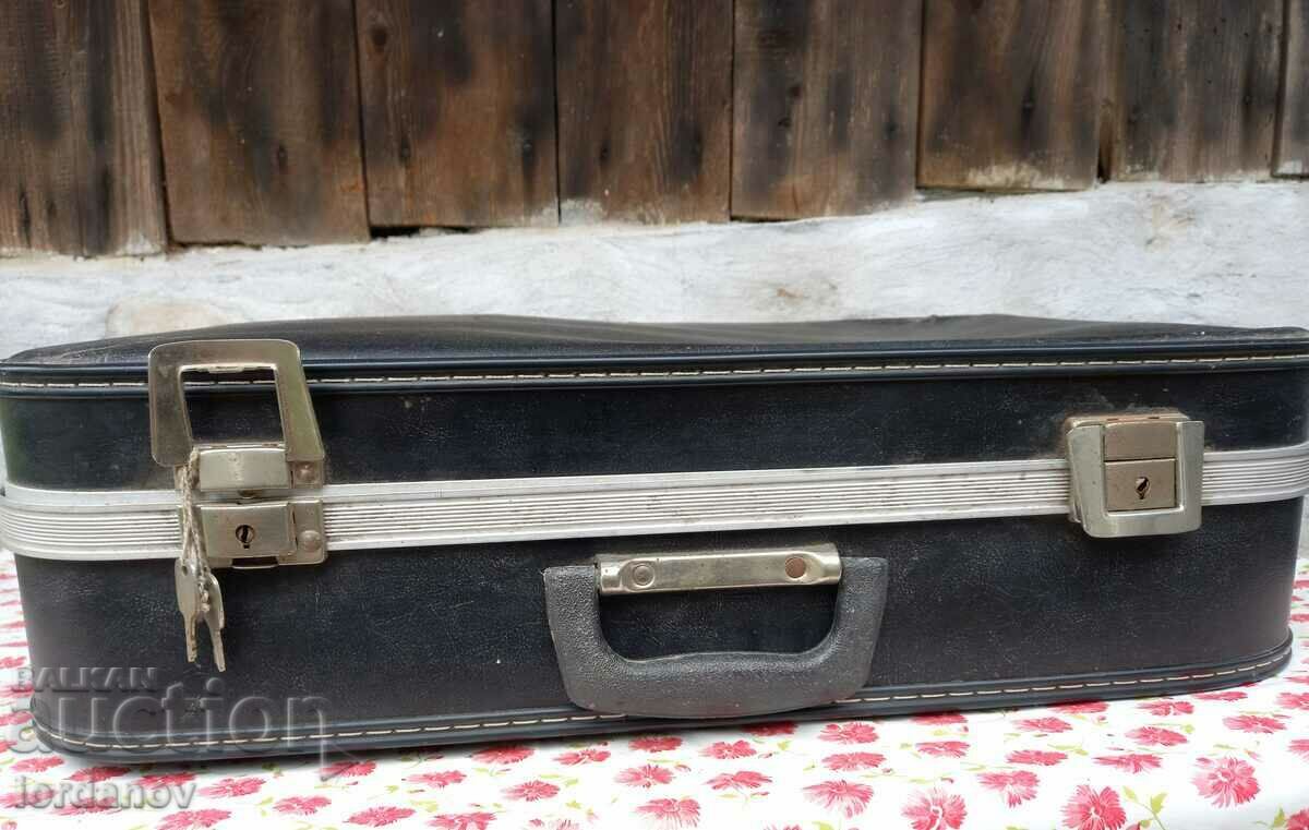 Suitcase with children's musical instruments