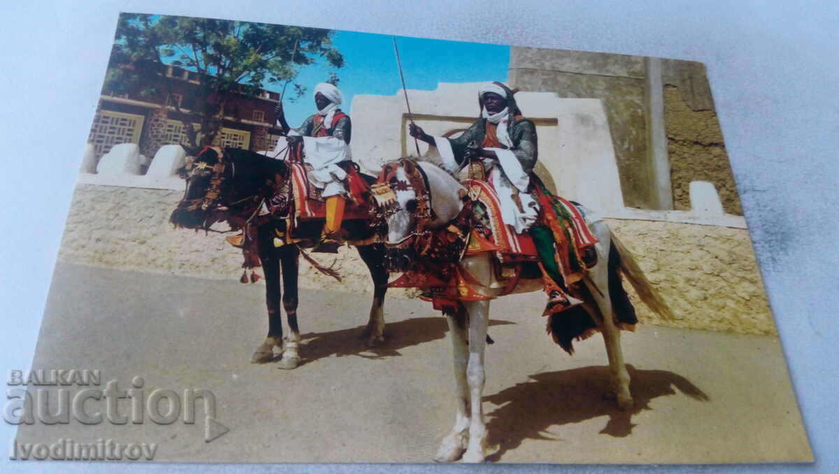 Καρτ ποστάλ του Emir's Palace Guards Kano Horse Guards